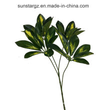 Anti UV Outdoor Schefflera Tree Leaf Fake Flower Artificial Plant for Home Garden Decoration (50090)